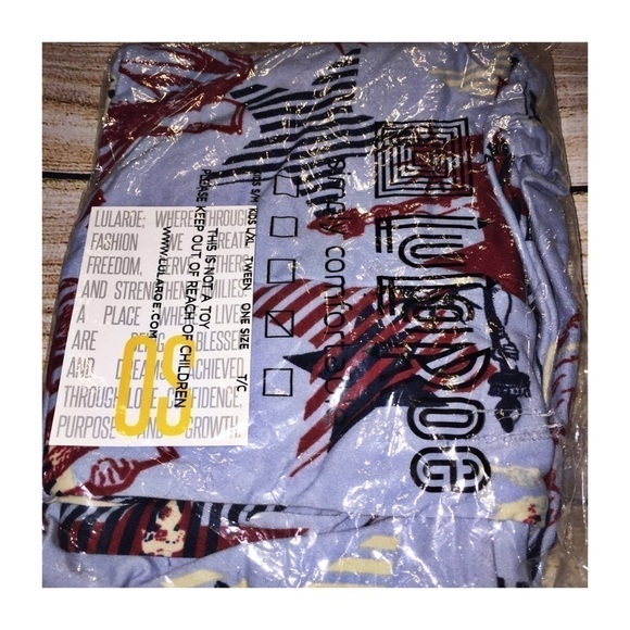 NWT Lularoe OS Statue of Liberty Leggings - Picture 4 of 5